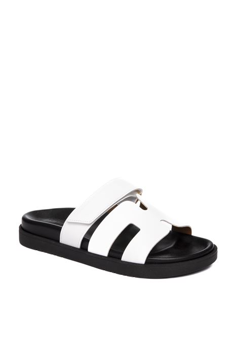 White paris sandal VINCENT VEGA | PARISVIT-BIANCO
